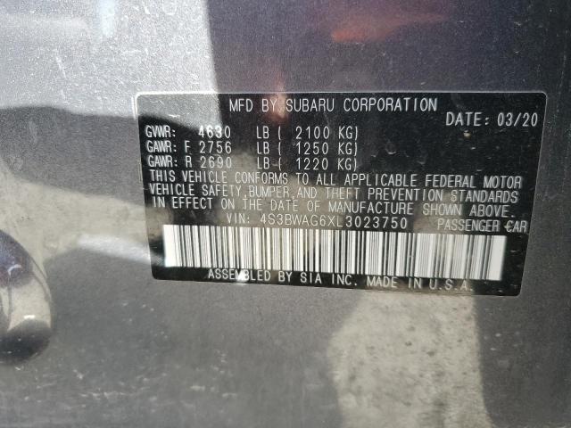 2020 SUBARU LEGACY SPO 4S3BWAG6XL3023750