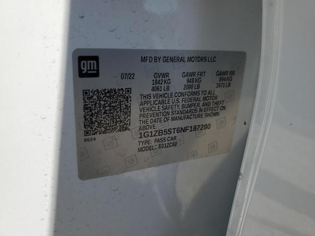 2022 CHEVROLET MALIBU LS - 1G1ZB5ST6NF187280
