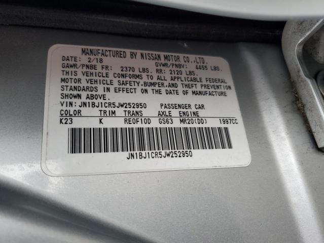 2018 NISSAN ROGUE JN1BJ1CR5JW252950