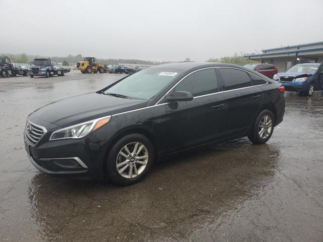 HYUNDAI SONATA 2016 black  gas 5NPE24AF9GH384299 photo #1