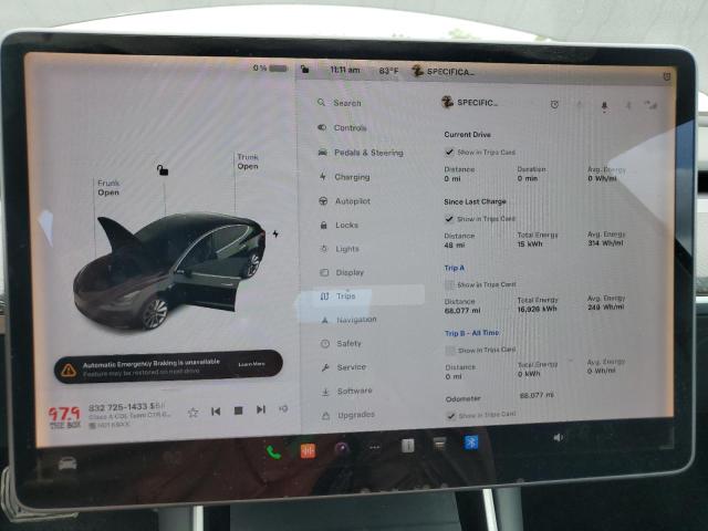 2020 TESLA MODEL 3 - 5YJ3E1EA2LF737843