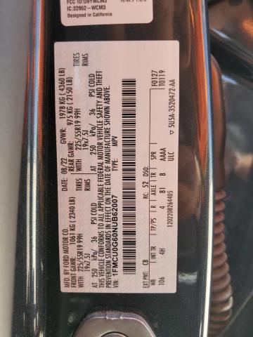 2022 FORD ESCAPE SE - 1FMCU0G60NUB62007