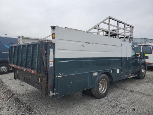 FORD F350 SUPER 2011 green chassis gas 1FDRF3G67BEB00387 photo #4