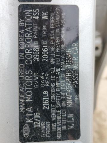 2017 KIA FORTE LX KNAFK5A81H5706346