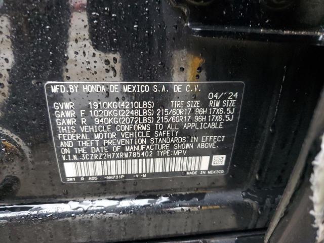 2024 HONDA HR-V EXL - 3CZRZ2H7XRM785402