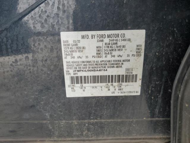 2022 FORD EDGE SEL 2FMPK4J96NBA48164