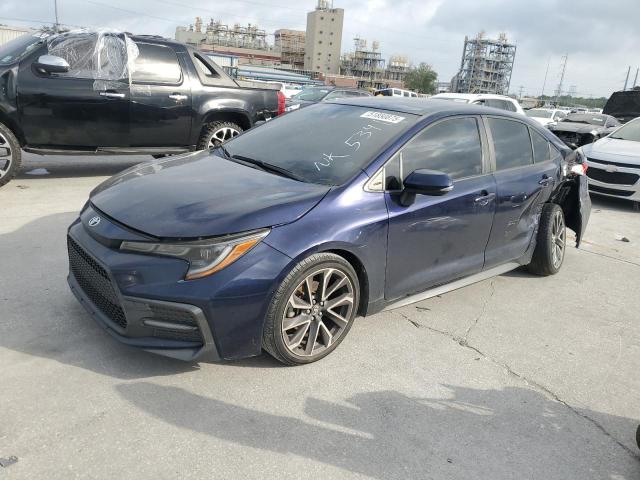 TOYOTA COROLLA SE 2020 blue  gas JTDS4RCE1LJ015341 photo #1