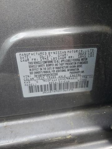 2017 NISSAN SENTRA S - 3N1AB7AP0HY362398