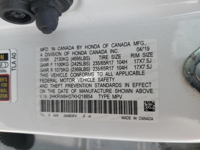 2019 HONDA CR-V LX - 2HKRW6H37KH218854