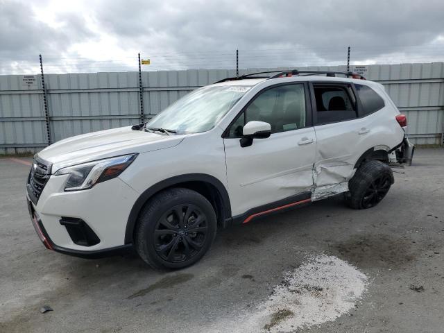 SUBARU FORESTER S 2023 white  gas JF2SKAJC8PH423634 photo #1