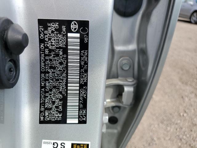 2022 TOYOTA COROLLA LE - JTDVPMAE8NJ194216