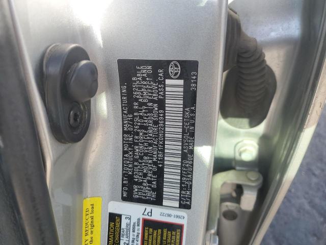 2017 TOYOTA CAMRY LE - 4T1BF1FK0HU296949
