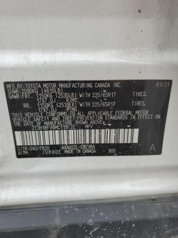 2021 TOYOTA RAV4 LE - 2T3H1RFV6MC119732