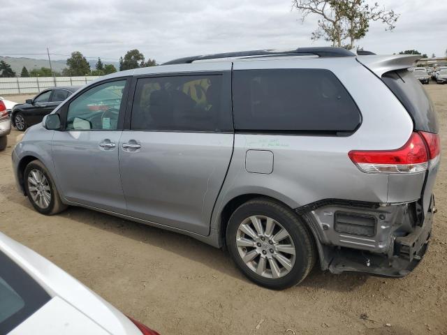 TOYOTA SIENNA XLE 2012 silver  gas 5TDDK3DC5CS032011 photo #3