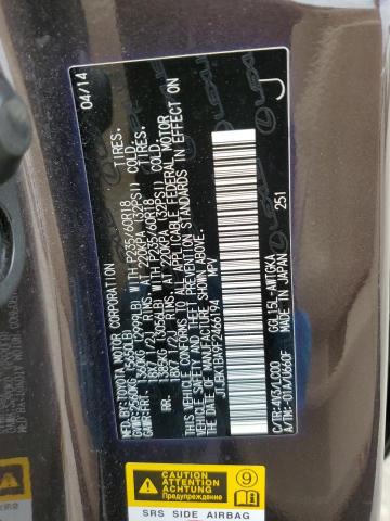 2015 LEXUS RX 350 BAS - JTJBK1BA9F2466194