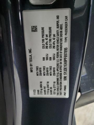 2023 TESLA MODEL 3 - 5YJ3E1EA9PF697895