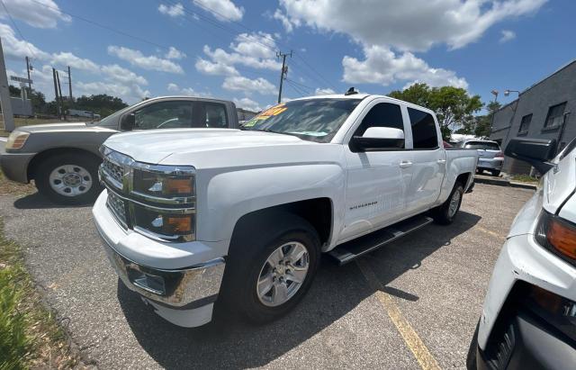 CHEVROLET SILVERADO 2015 white crew pic gas 3GCUKREC7FG195909 photo #3