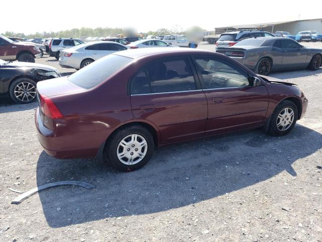 HONDA CIVIC LX 2002 burgundy  gas 2HGES16522H536487 photo #4