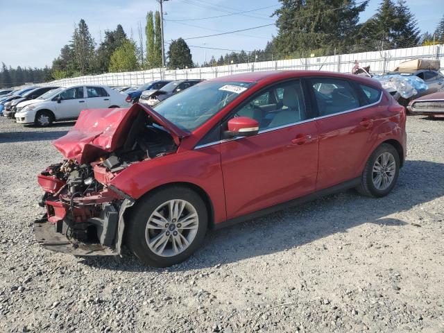 FORD FOCUS SEL 2012 red  gas 1FAHP3M29CL251247 photo #1
