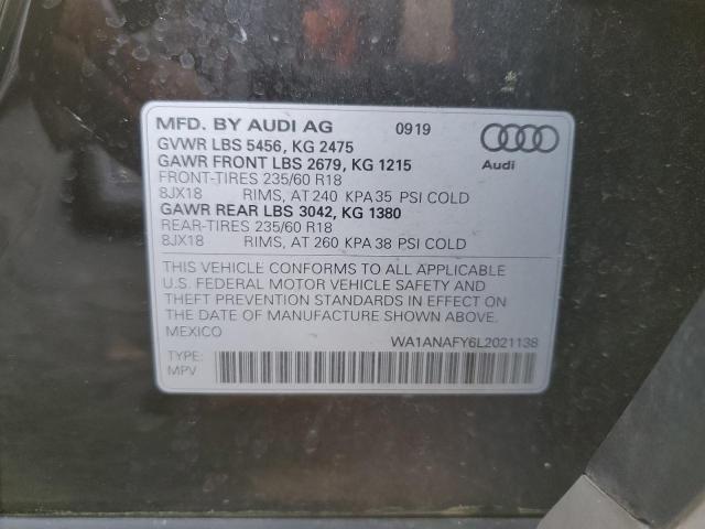 2020 AUDI Q5 PREMIUM - WA1ANAFY6L2021138