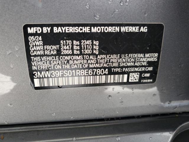 2024 BMW 330XE 3MW39FS01R8E67804