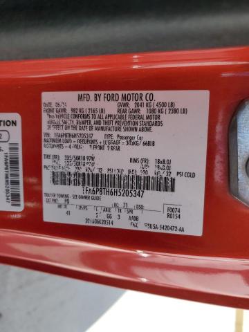 2017 FORD MUSTANG 1FA6P8TH6H5205347
