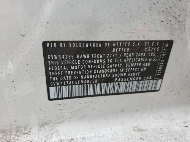 2015 VOLKSWAGEN GTI 3VW4T7AU5FM097881