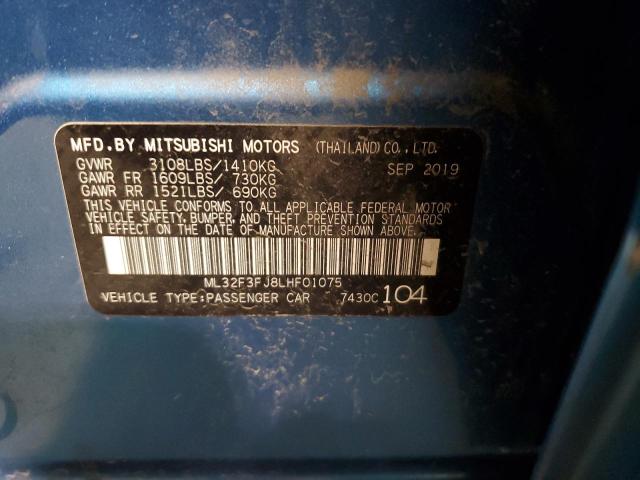 2020 MITSUBISHI MIRAGE G4 - ML32F3FJ8LHF01075
