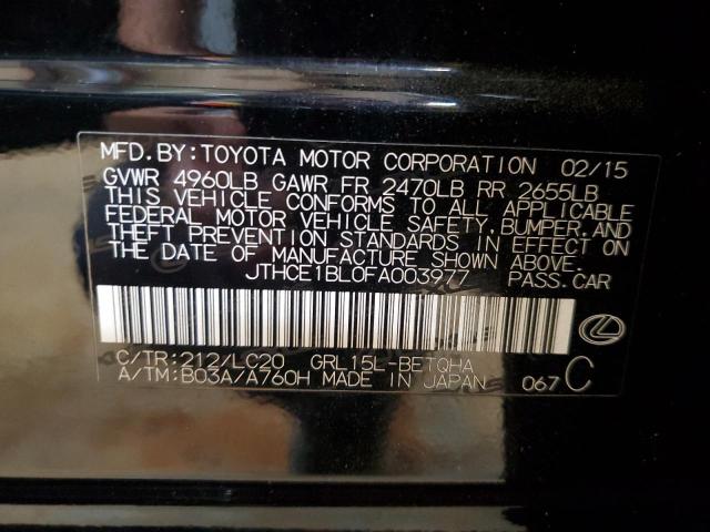 2015 LEXUS GS 350 JTHCE1BL0FA003977