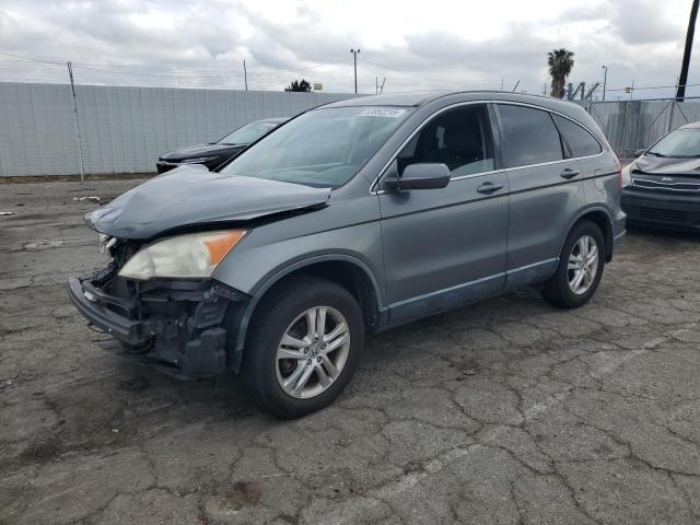 HONDA CR-V EXL 2010 gray  gas JHLRE4H71AC005597 photo #1