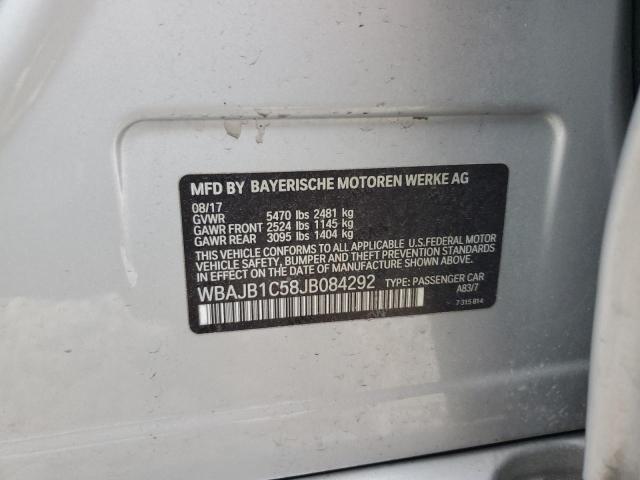 2018 BMW 530XE WBAJB1C58JB084292