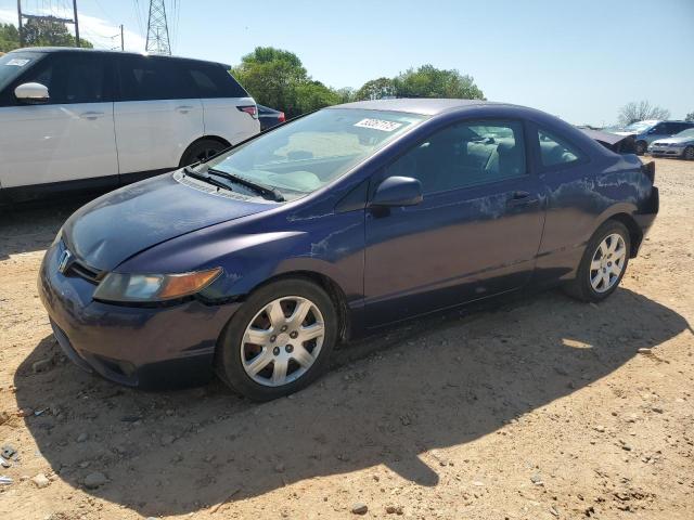 HONDA CIVIC LX 2008 blue  gas 2HGFG12628H535126 photo #1