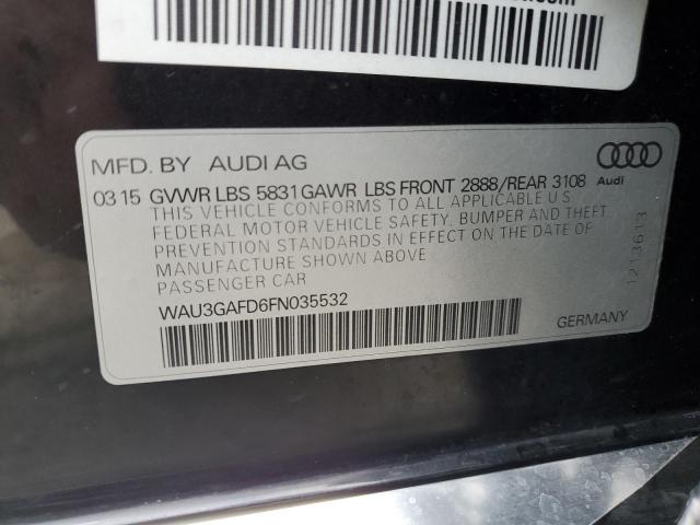 2015 AUDI A8 L QUATT - WAU3GAFD6FN035532