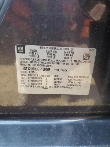 2016 GMC SIERRA K25 - 1GT12UE85GF156403