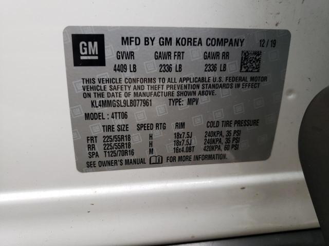 2020 BUICK ENCORE GX - KL4MMGSL9LB077961