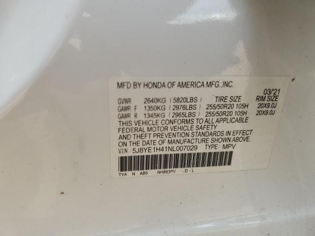 2022 ACURA MDX TECHNO - 5J8YE1H41NL007029
