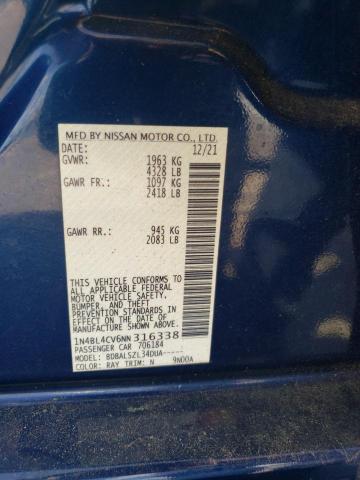 2022 NISSAN ALTIMA SR - 1N4BL4CV6NN316338