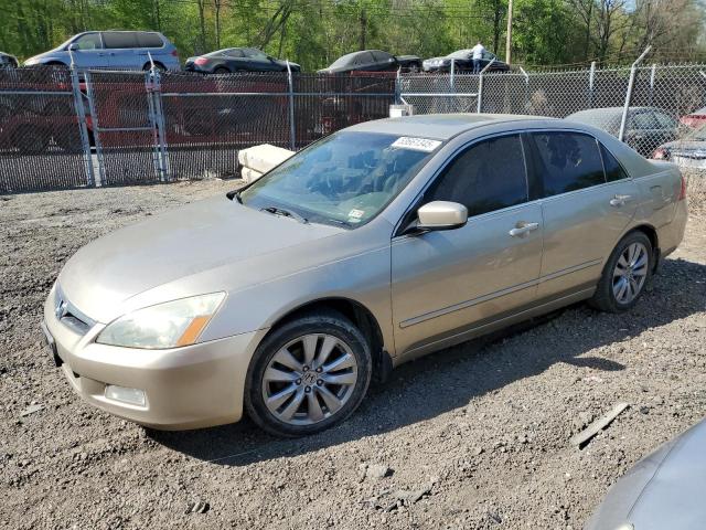 HONDA ACCORD EX 2006 gold sedan 4d gas 1HGCM66576A061521 photo #1