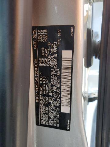 2016 VOLVO XC60 T5 PR YV440MDK8G2834257