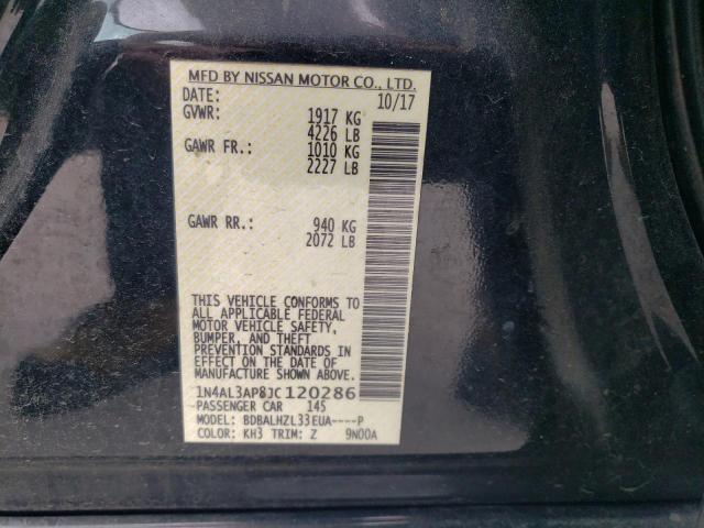 2018 NISSAN ALTIMA 2.5 - 1N4AL3AP8JC120286