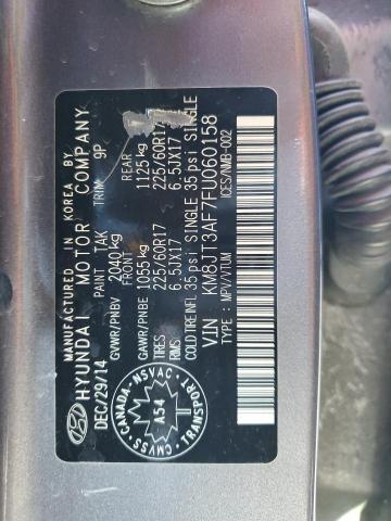 2015 HYUNDAI TUCSON GLS - KM8JT3AF7FU060158