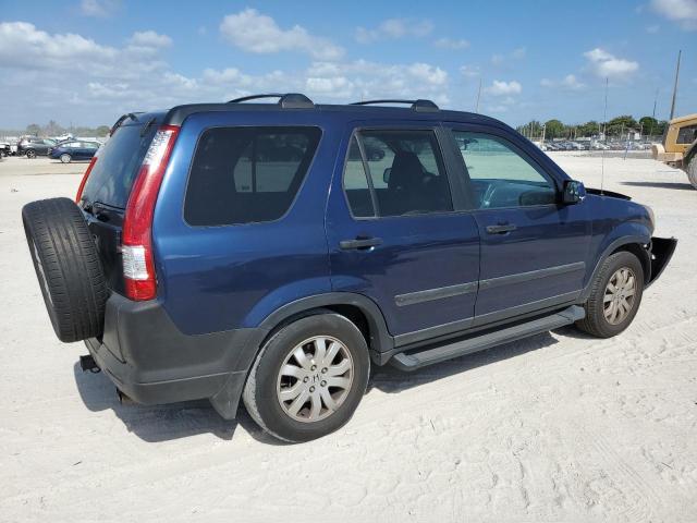 HONDA CR-V EX 2005 blue  gas SHSRD78865U346215 photo #4