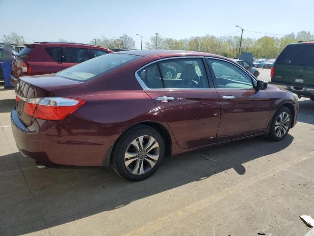 HONDA ACCORD LX 2014 maroon  gas 1HGCR2F3XEA124408 photo #4