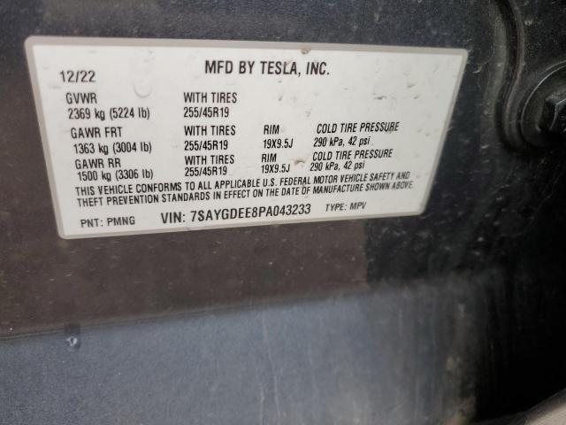 2023 TESLA MODEL Y - 7SAYGDEE8PA043233