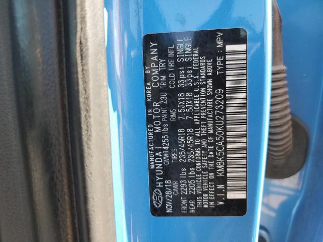 2019 HYUNDAI KONA ULTIM KM8K5CA50KU273209