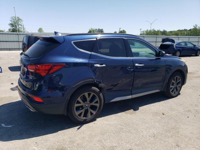 Vin: 5xyzw4la6hg428999, lot: 52150025, hyundai santa fe 20173