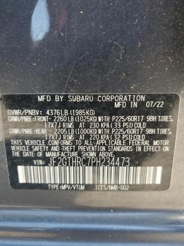 2023 SUBARU CROSSTREK - JF2GTHRC7PH234473