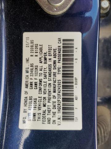 2015 HONDA ACCORD LX - 1HGCR2F30FA242825