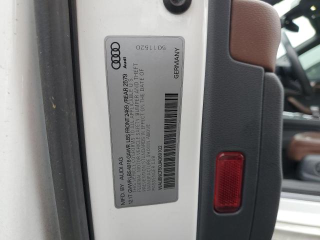 2018 AUDI A5 PREMIUM - WAUBNCF50JA069102