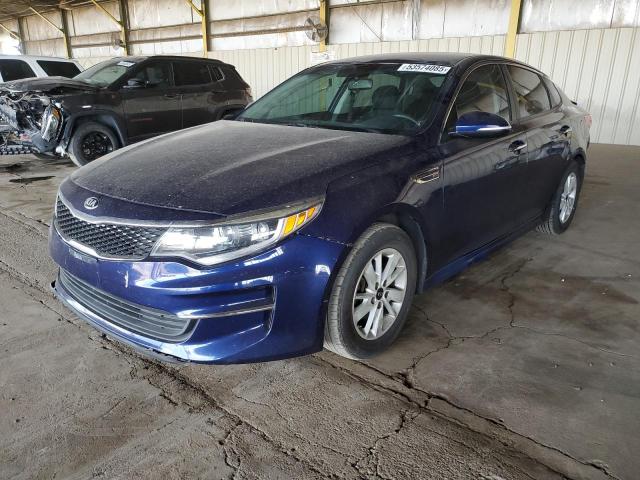 KIA OPTIMA LX 2017 blue sedan 4d gas 5XXGT4L3XHG144491 photo #1